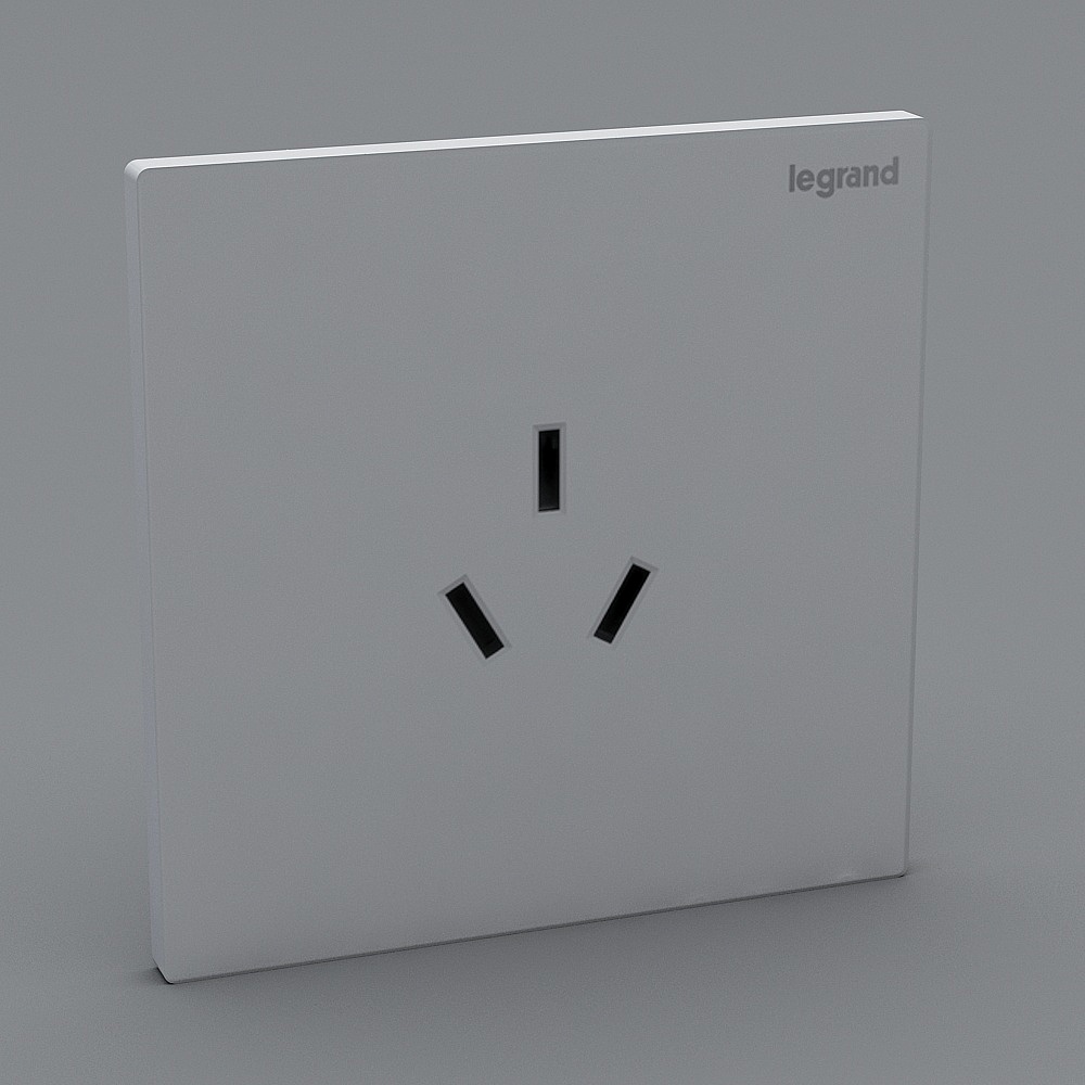 罗格朗-K842615CS-插座3D模型