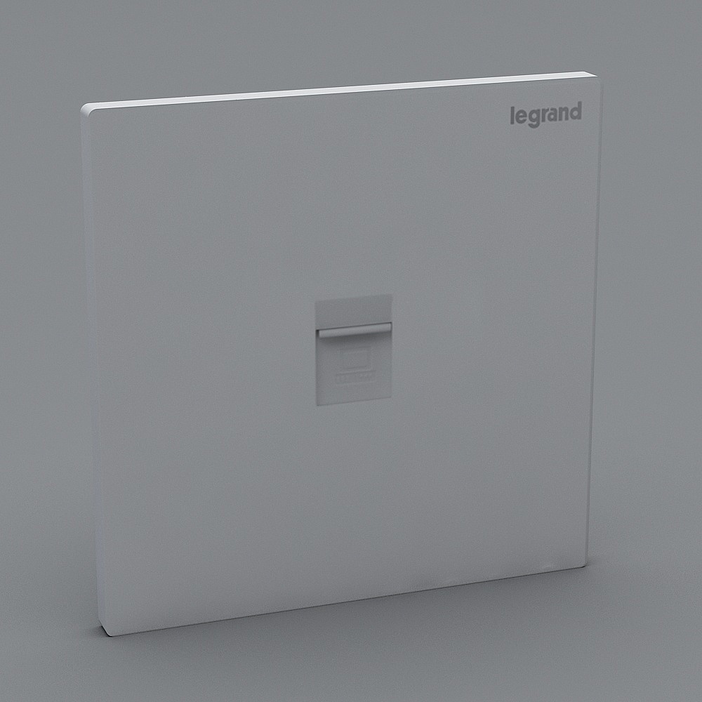 罗格朗-K8C01-插座3D模型