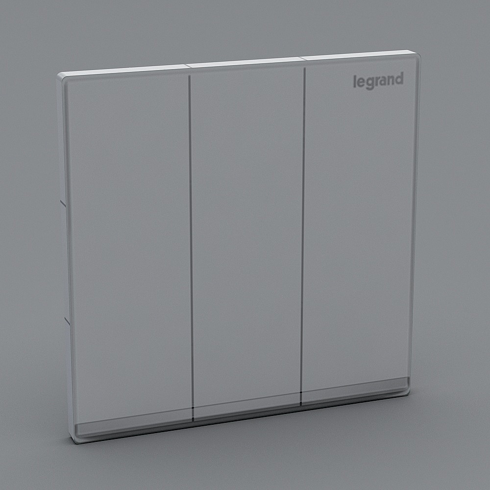 罗格朗-K83312A-开关3D模型