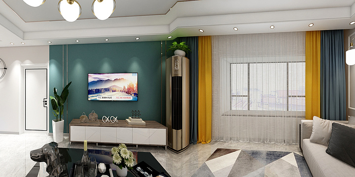 洲桥设计-大运河孔雀城设计方案-装修设计方案