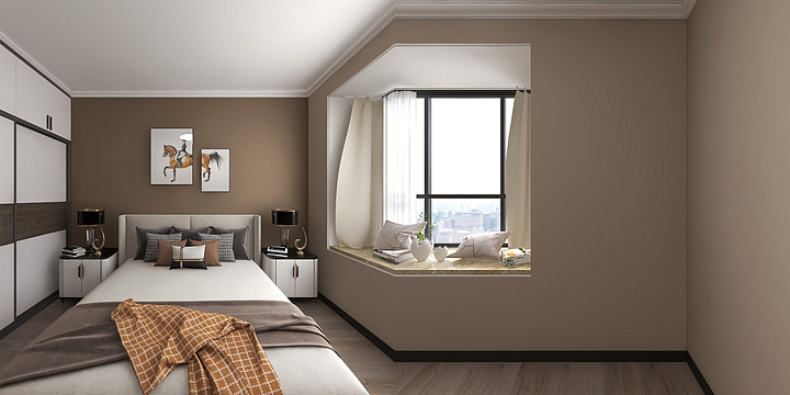 室内设计师鲁俏俏-承天壹号院130-装修设计方案