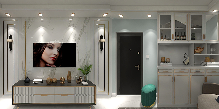 安家整装馆胖设计-金田花园-装修设计方案