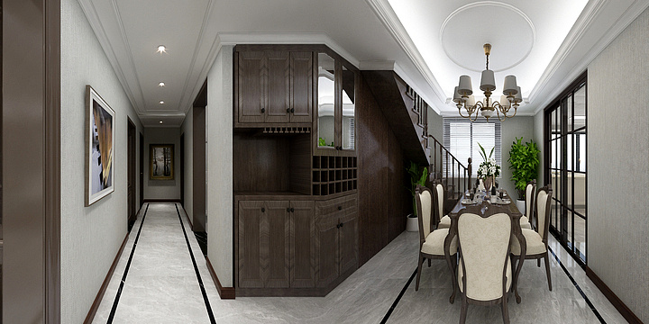 蒲勇00-花溪时光复式（简欧）-装修设计方案