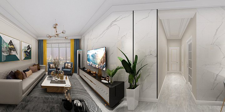 千蚁设计小方-紫兰公馆-装修设计方案