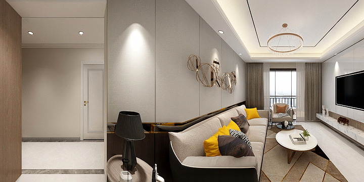 131*GshH-雅居乐御宾府李小姐效果图-装修设计方案