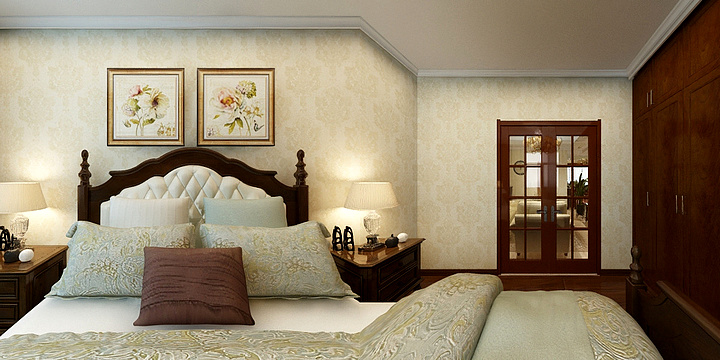 远野设计工作室-东锦里美式风格设计-装修设计方案