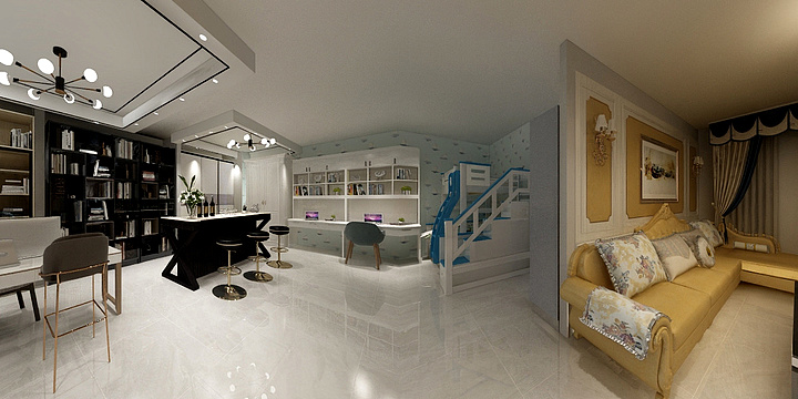 向日葵工作室-店面户型-装修设计方案