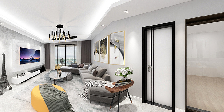 小野公子设计-瑞泽佳园二期5-1801倪总雅居-装修设计方案