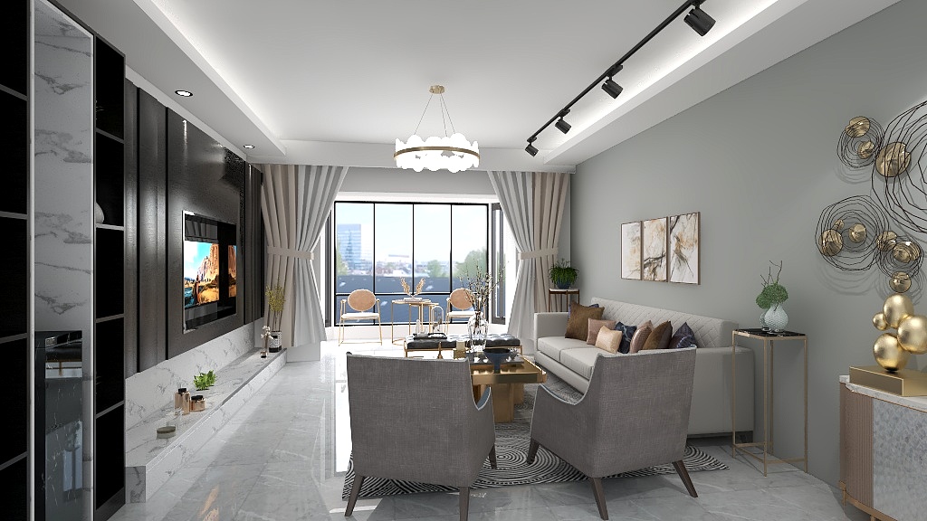 清風画雨-齐占斌-装修设计方案