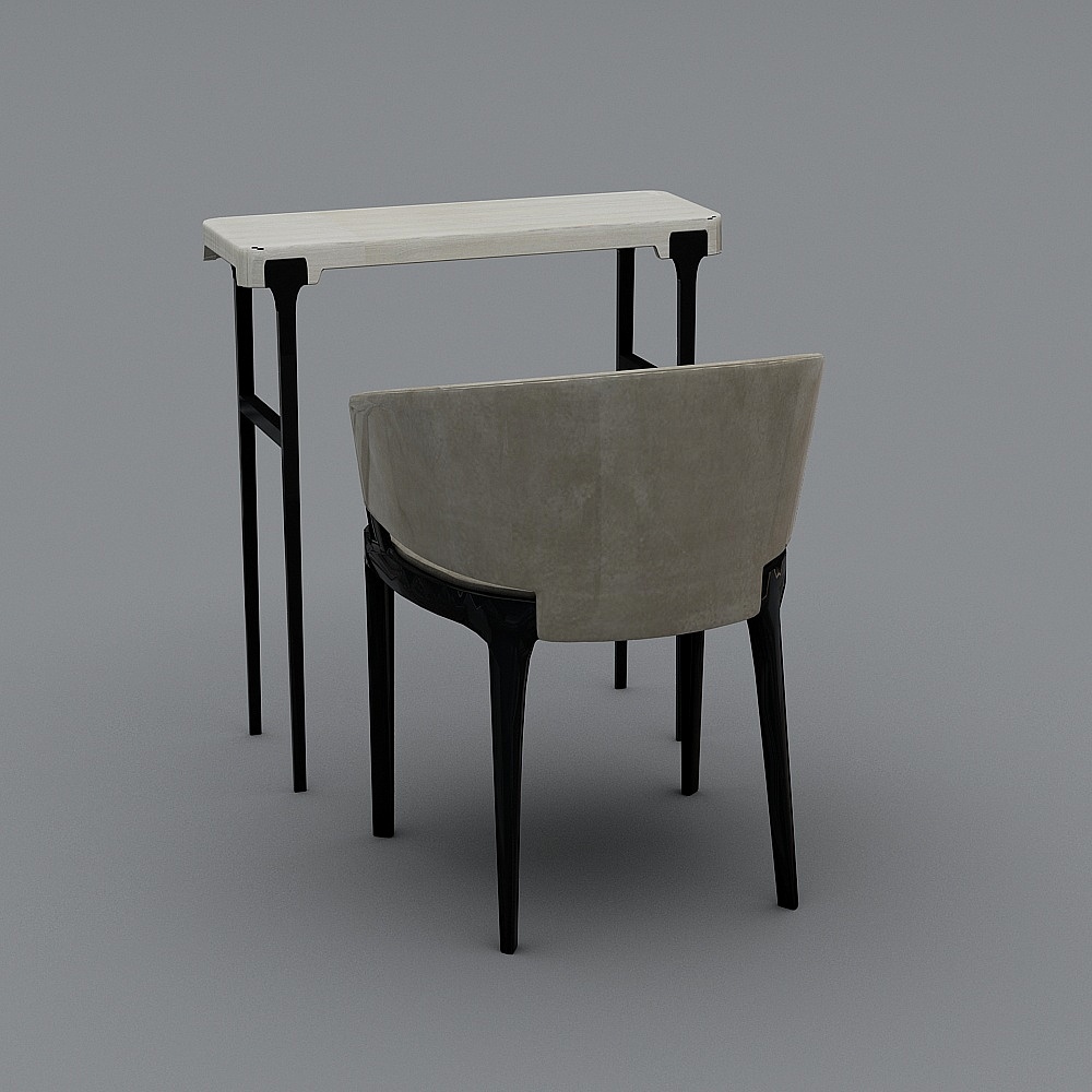 小桌椅3D模型