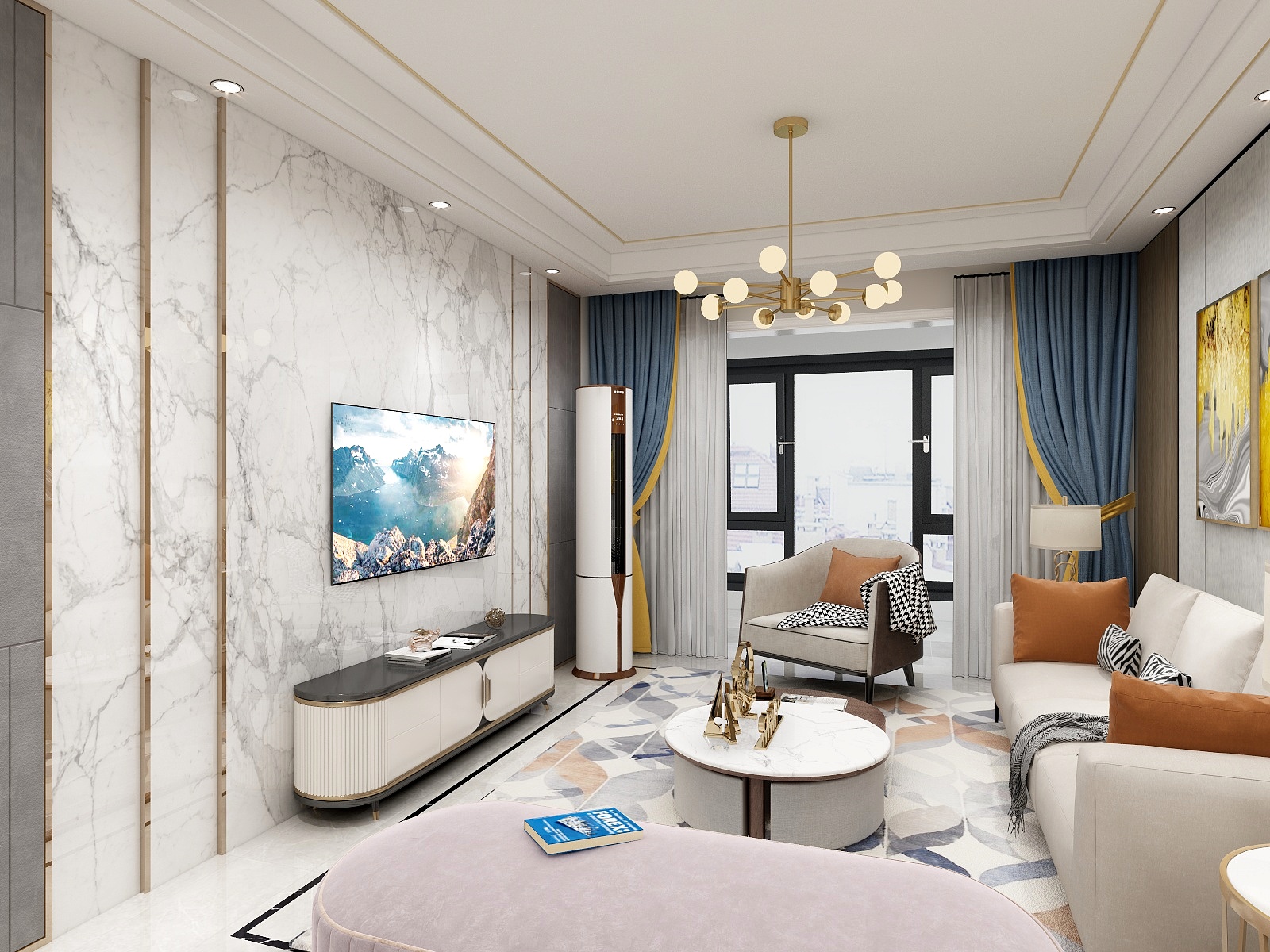 Colinlen-130平-装修设计方案