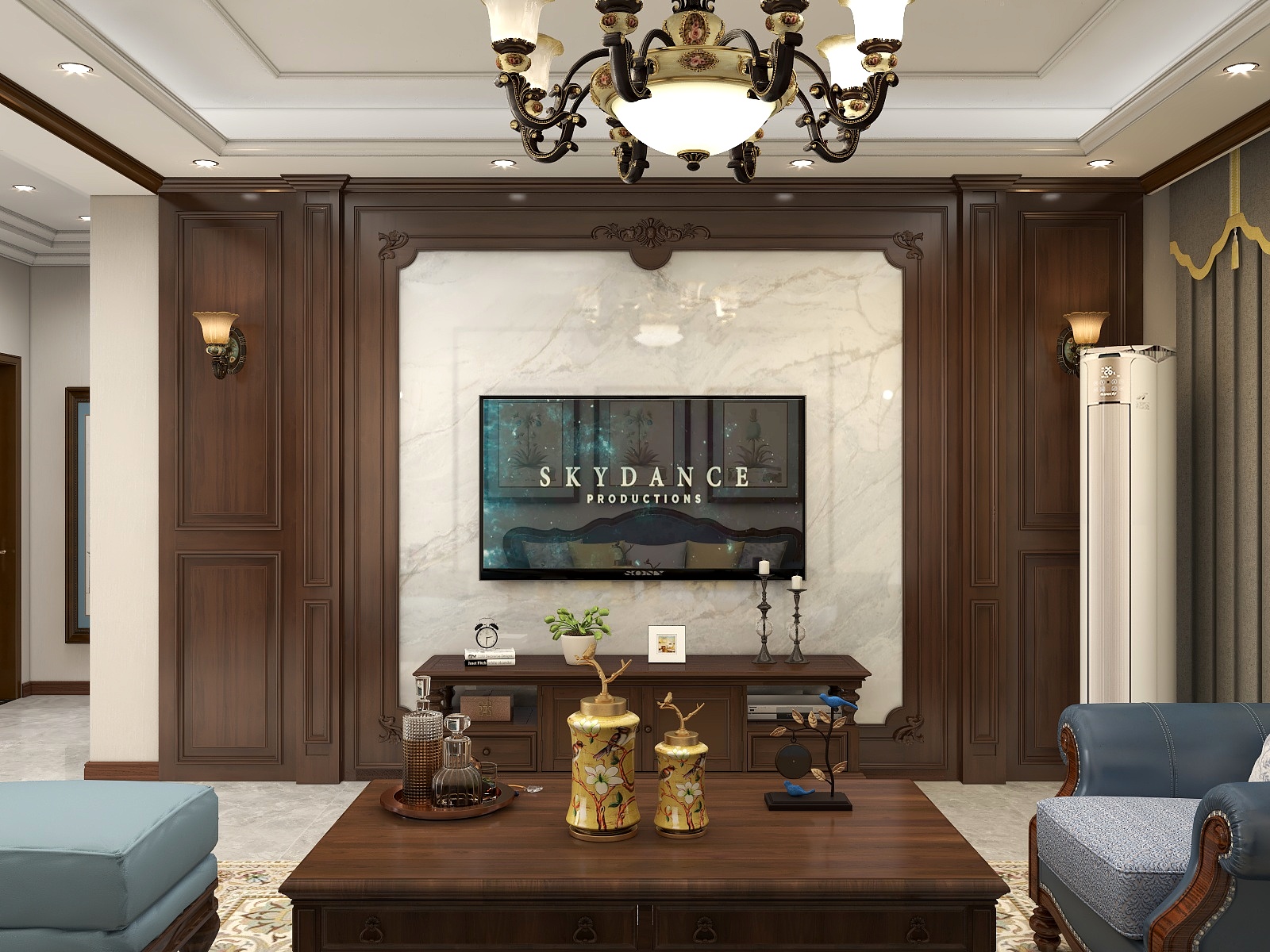 坤哥9527-博慧园美式-装修设计方案