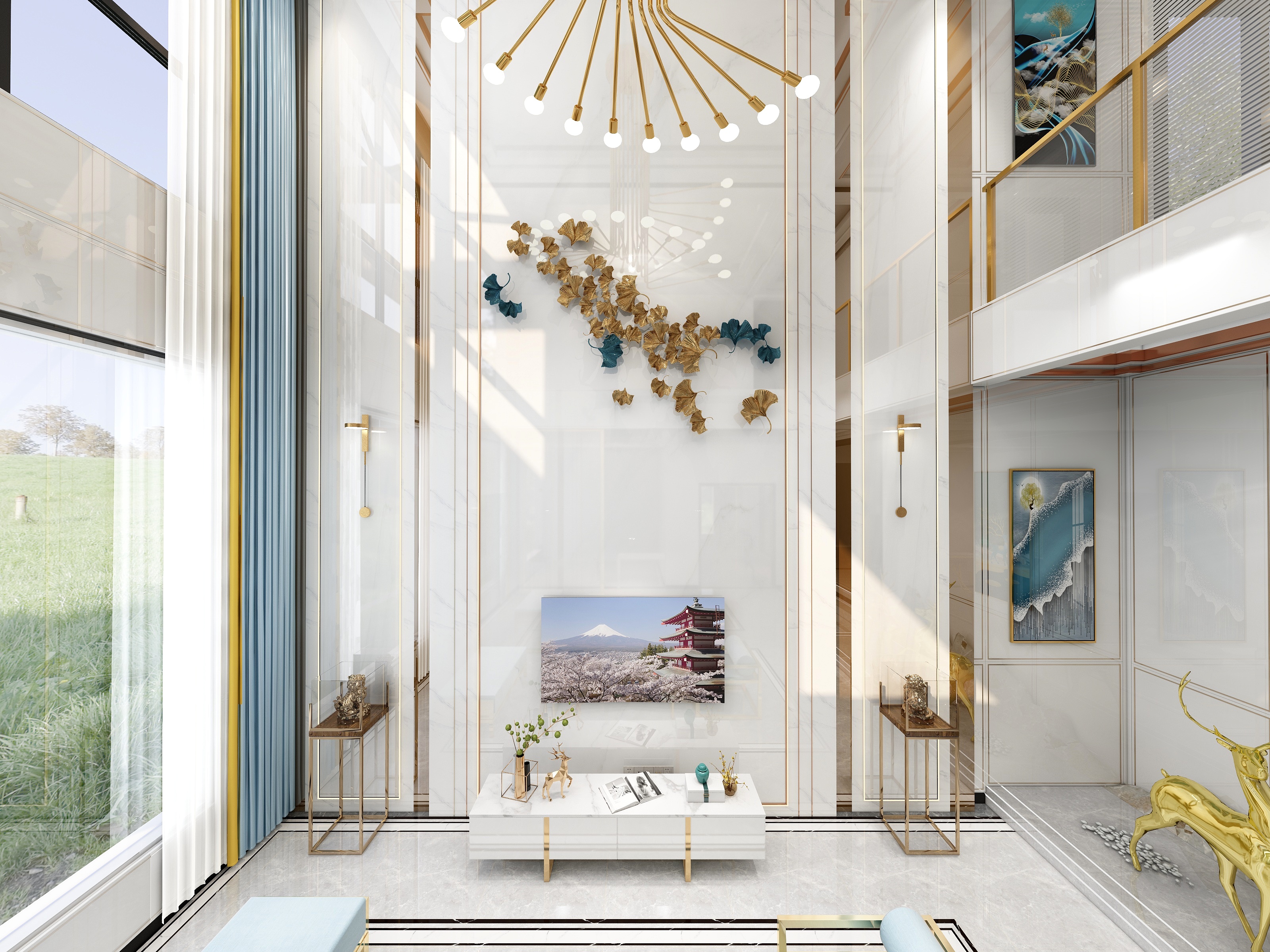 山河知己-《灼华》自建别墅-现代轻奢-装修设计方案