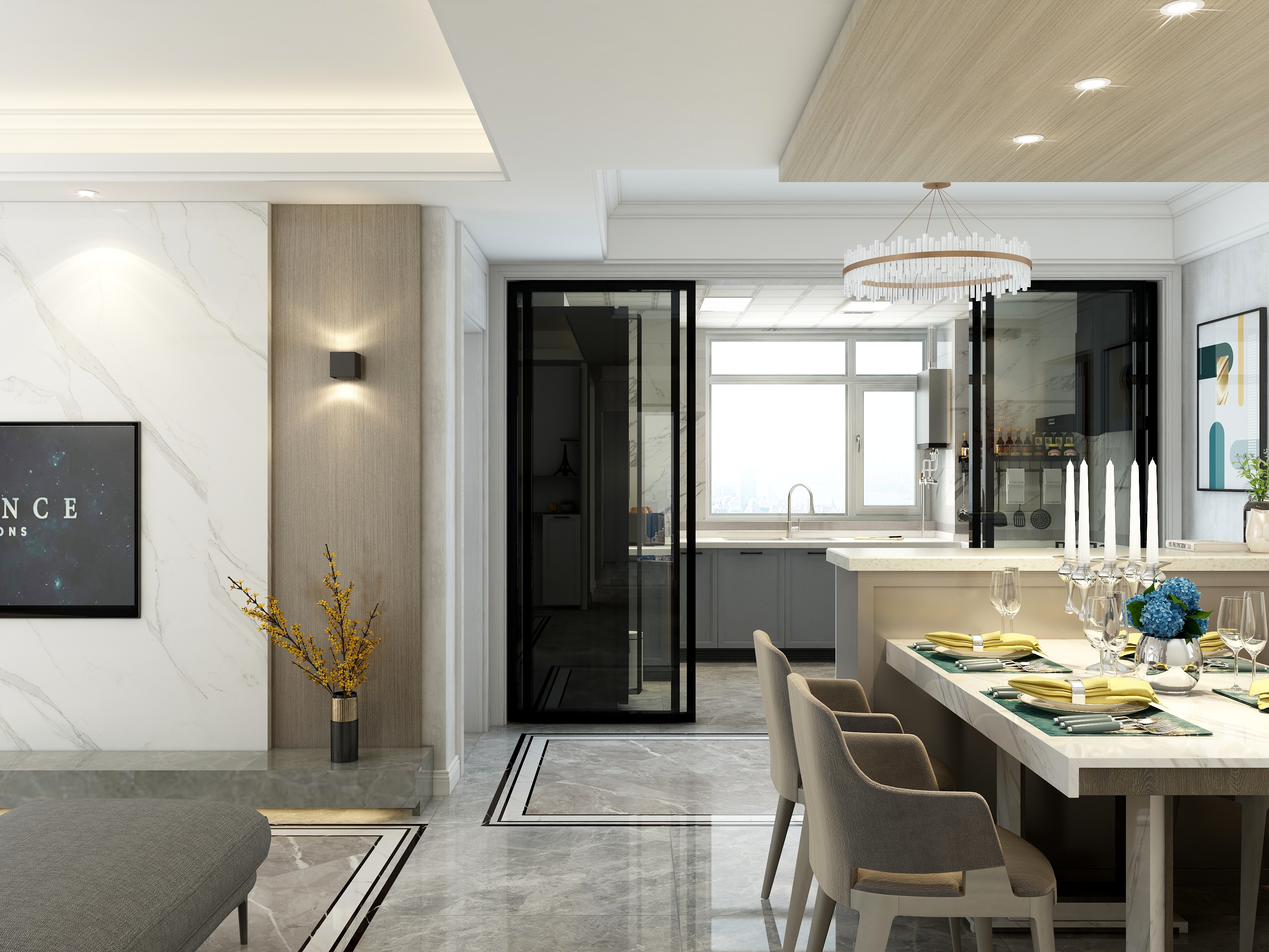 一竖三横-幸福里61栋-装修设计方案