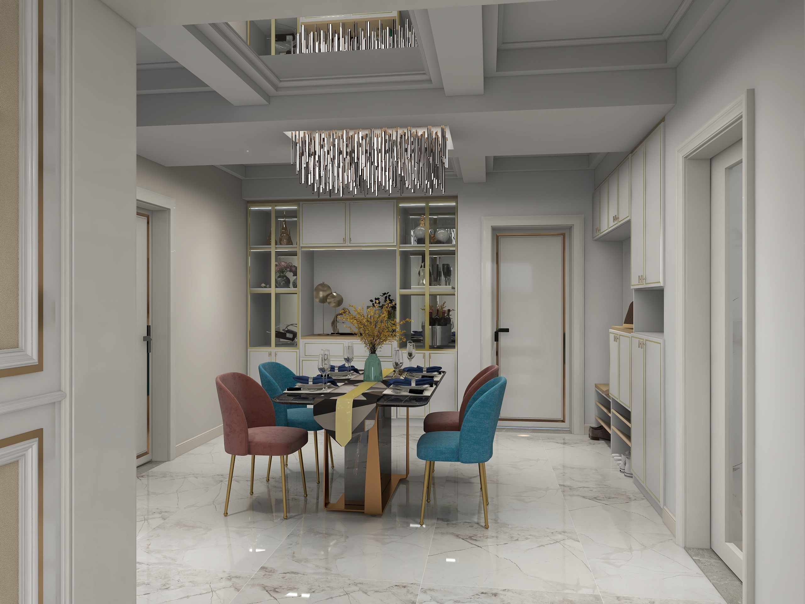 室内设计师WANYU-702-轻奢-装修设计方案