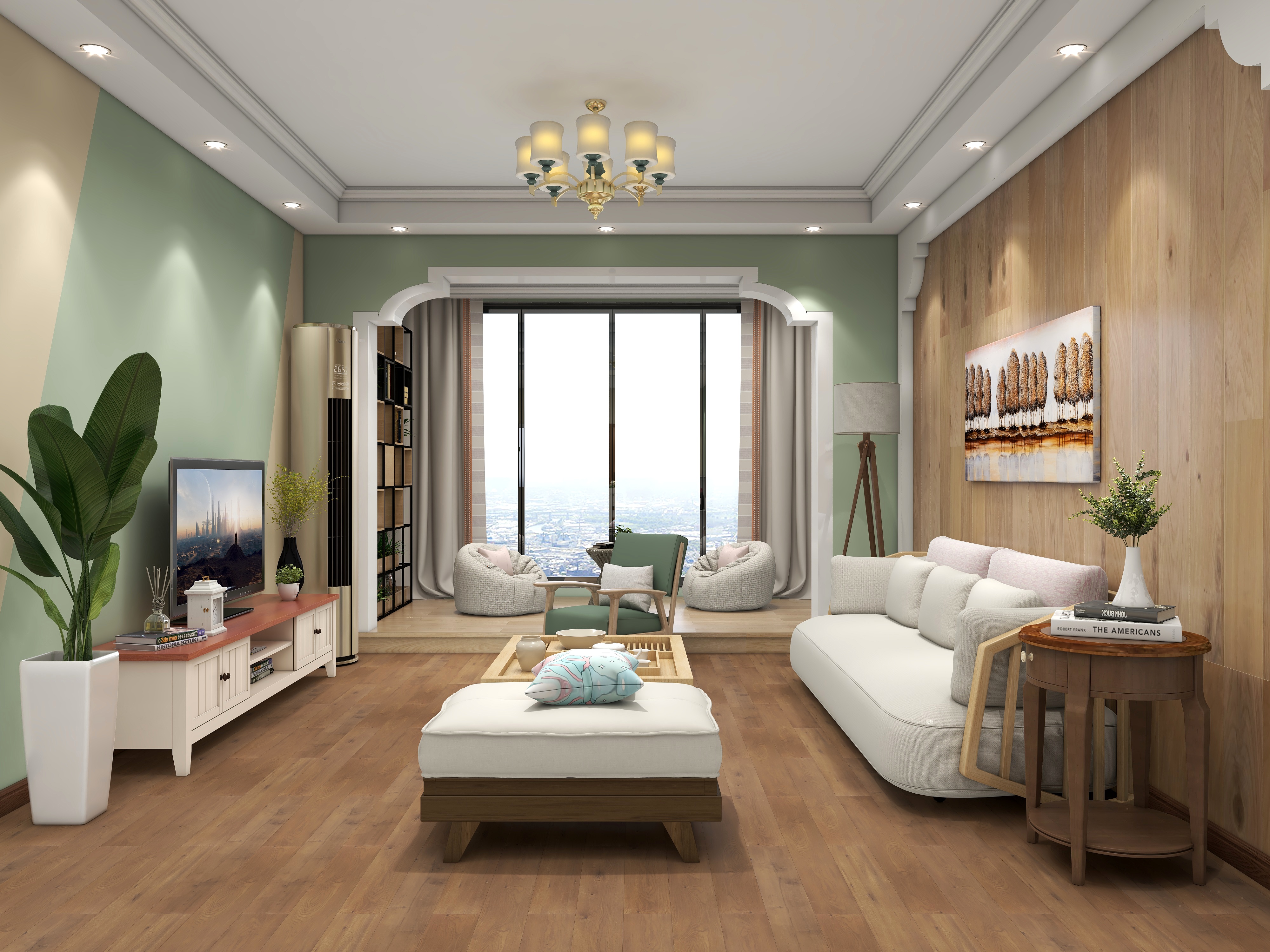 设计部一何昌蓉-幸福里小区装修效果图