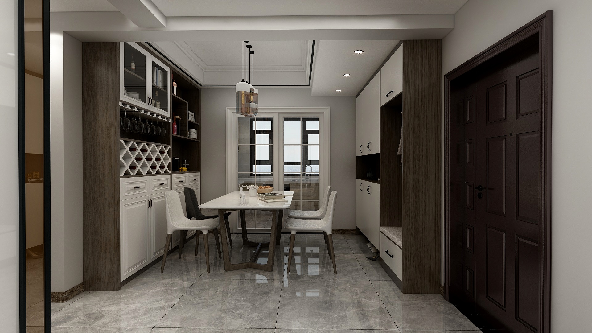 Monkey孙丽亚-仁山公园紫荆苑现代-装修设计方案