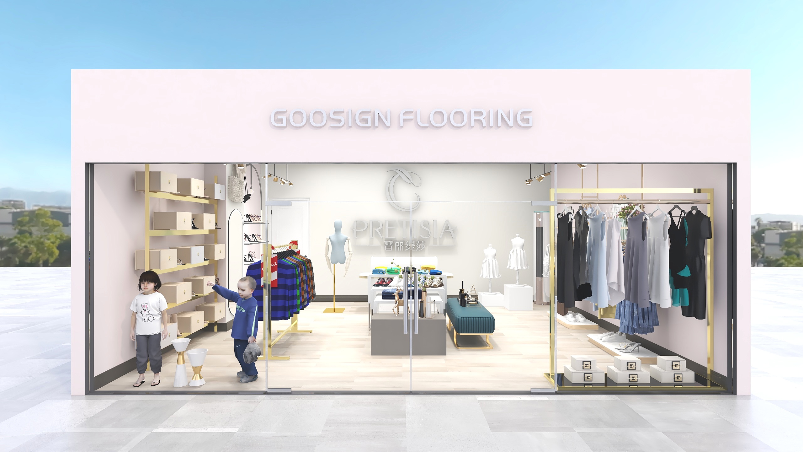 吴翔-童装店面-装修设计方案