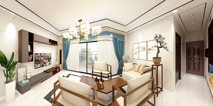 三水楼华装饰-观景豪园13座2-装修设计方案