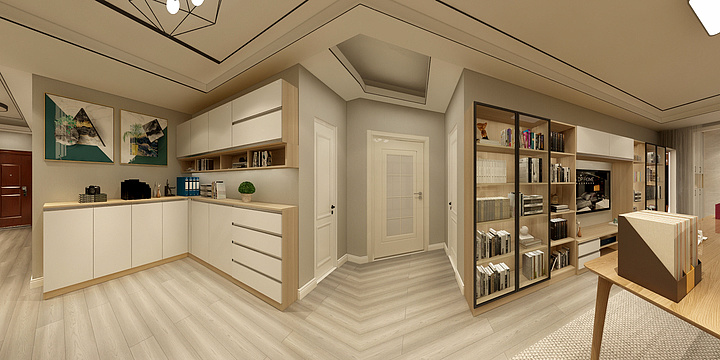 欧柏帝全屋定制-石油新城孔雀城黄姐-装修设计方案