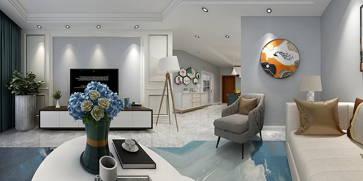 壹家全案设计-和晟简约-装修设计方案