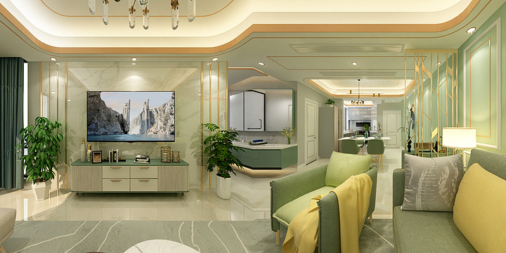 张付良-华龙家园雅居设计-装修设计方案