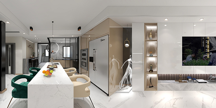 凌城design-保利秦门府-装修设计方案