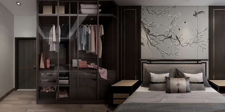 望穿秋水vTva-35号新中式别墅-副本-副本-装修设计方案