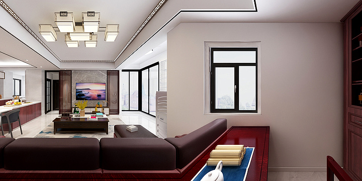 阳银辉-娅姐新中式-装修设计方案
