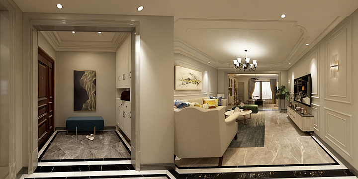 喜舍空间设计-景华苑-装修设计方案