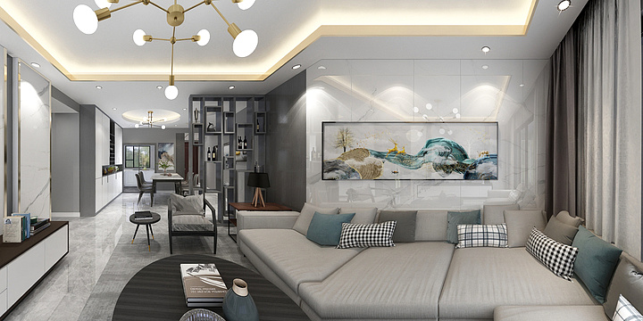 肇庆市方圆装饰设计服务有限公司-名庭装饰20200408-装修设计方案