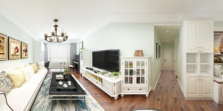 流泪的熊猫-翡翠华庭-装修设计方案