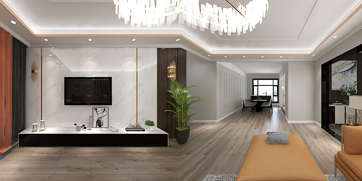 余热一柠檬设计-滨江豪园1302-装修设计方案