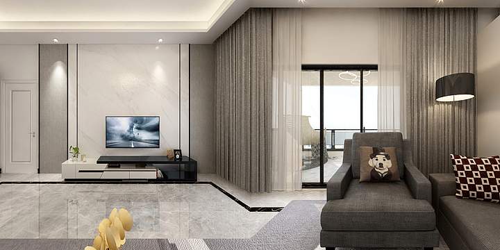 雪Alice-恒昇中央公园（现代）-装修设计方案