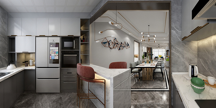 甜妞FDEW-现代轻奢吉宅装修2020-5-3-装修设计方案