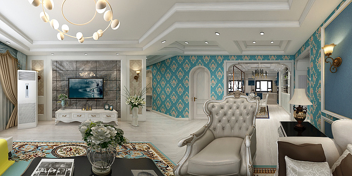 杜晓光-巴黎都市11号楼欧式-装修设计方案