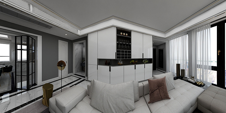 萬祖東17381470700-山水豪庭-何老师住宅效果图-装修设计方案