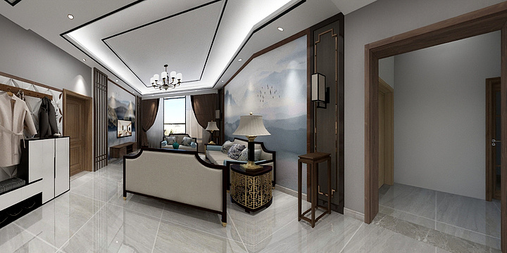 尚庭水韵装饰1-乡宁_云台府-装修设计方案