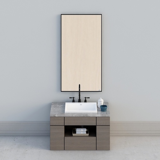 Modern Vanities,Black+Gray