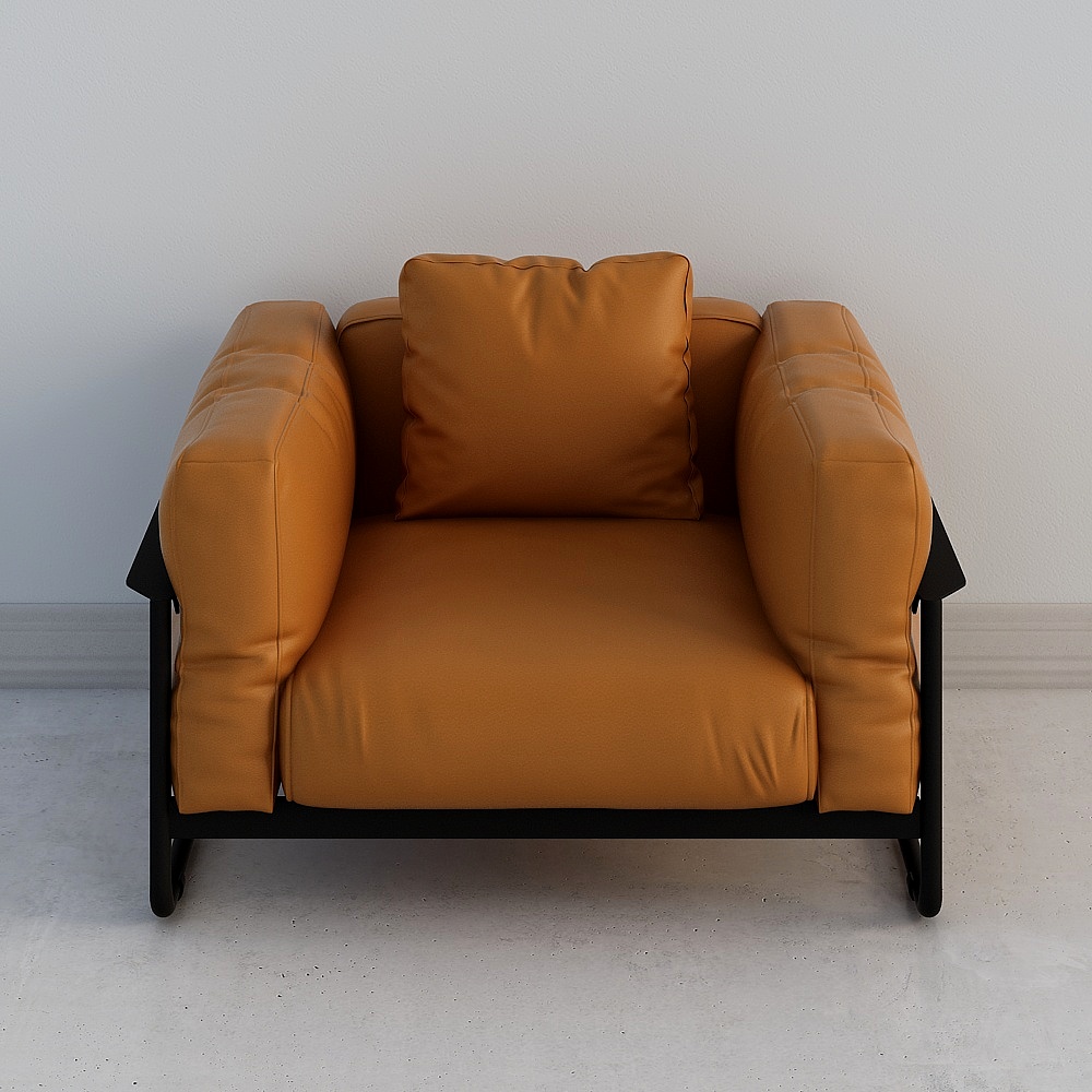 1710单位沙发3D模型