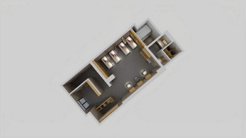 一个kiki-养生馆3d-装修设计方案