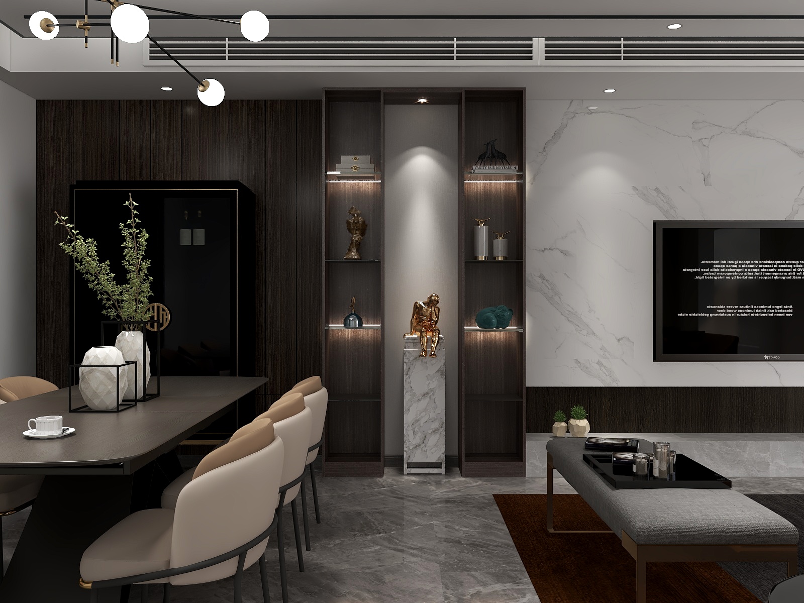 观庭陈设设计-208-装修设计方案