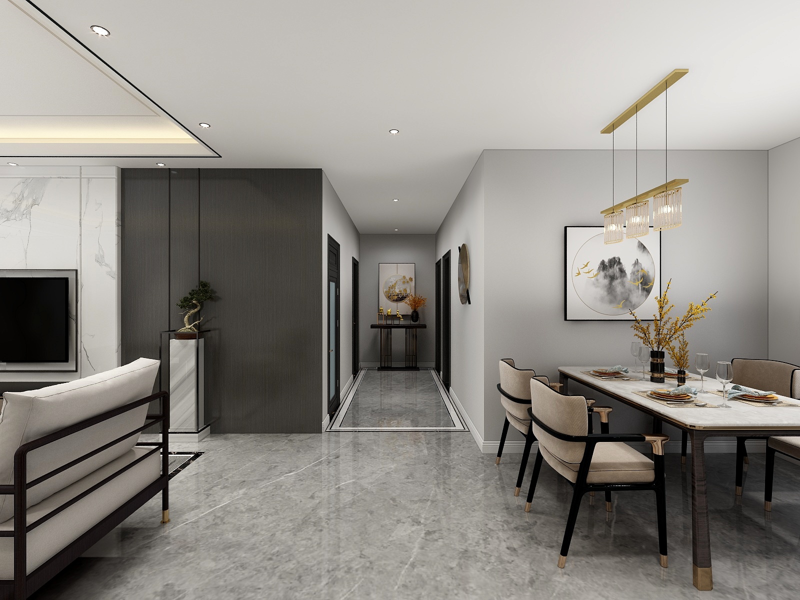 墨匠设计-外滩1号珑庭-轻奢风-装修设计方案