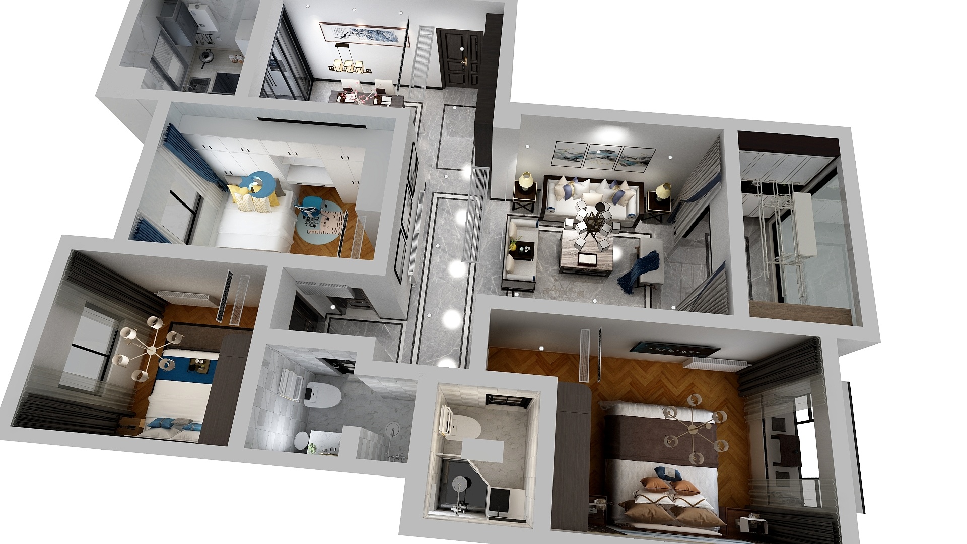 城真装饰设计-聚福家园-装修设计方案