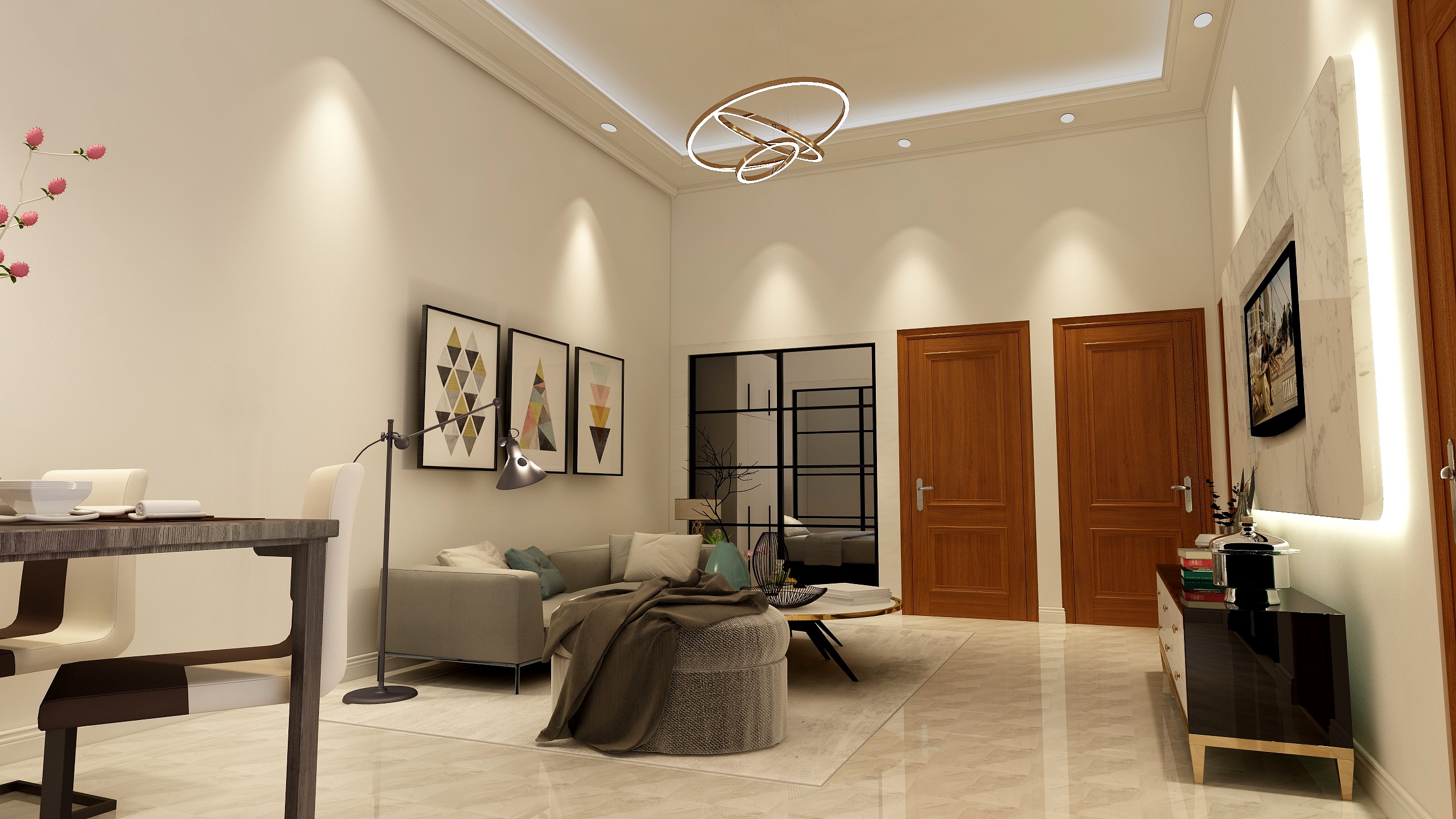 HUANGXhZg-3#楼A梯1410室2020.0-装修设计方案