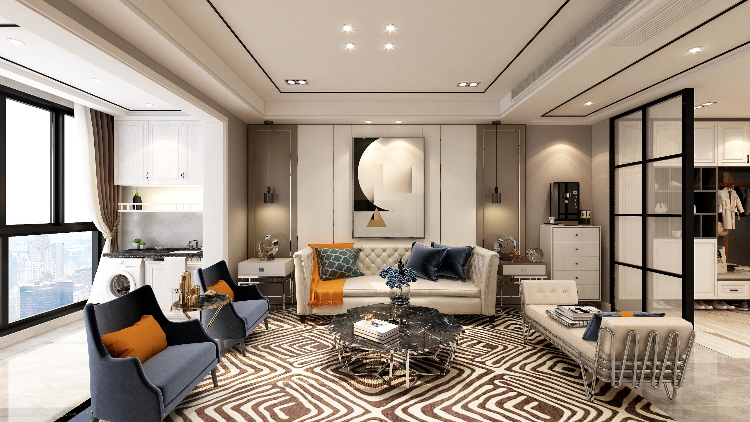 雅庭装饰胖胖坤-泷澄3-22现代轻奢-装修设计方案