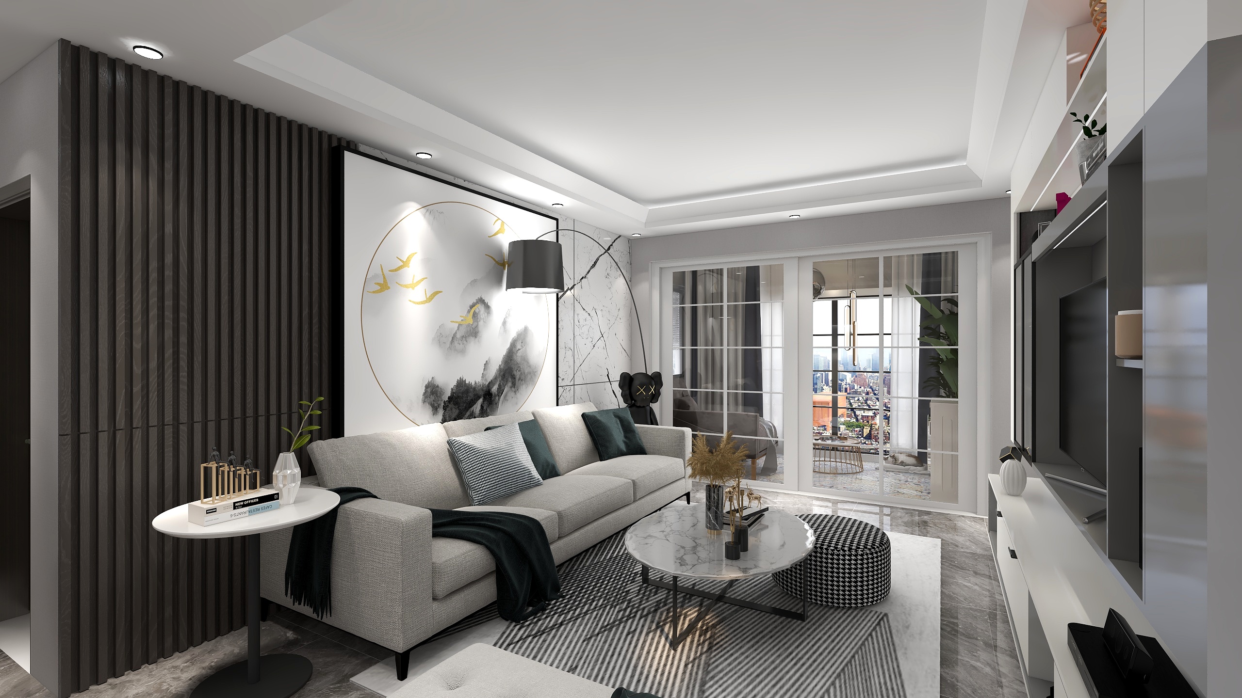 鸽子飞了-轻奢风-装修设计方案