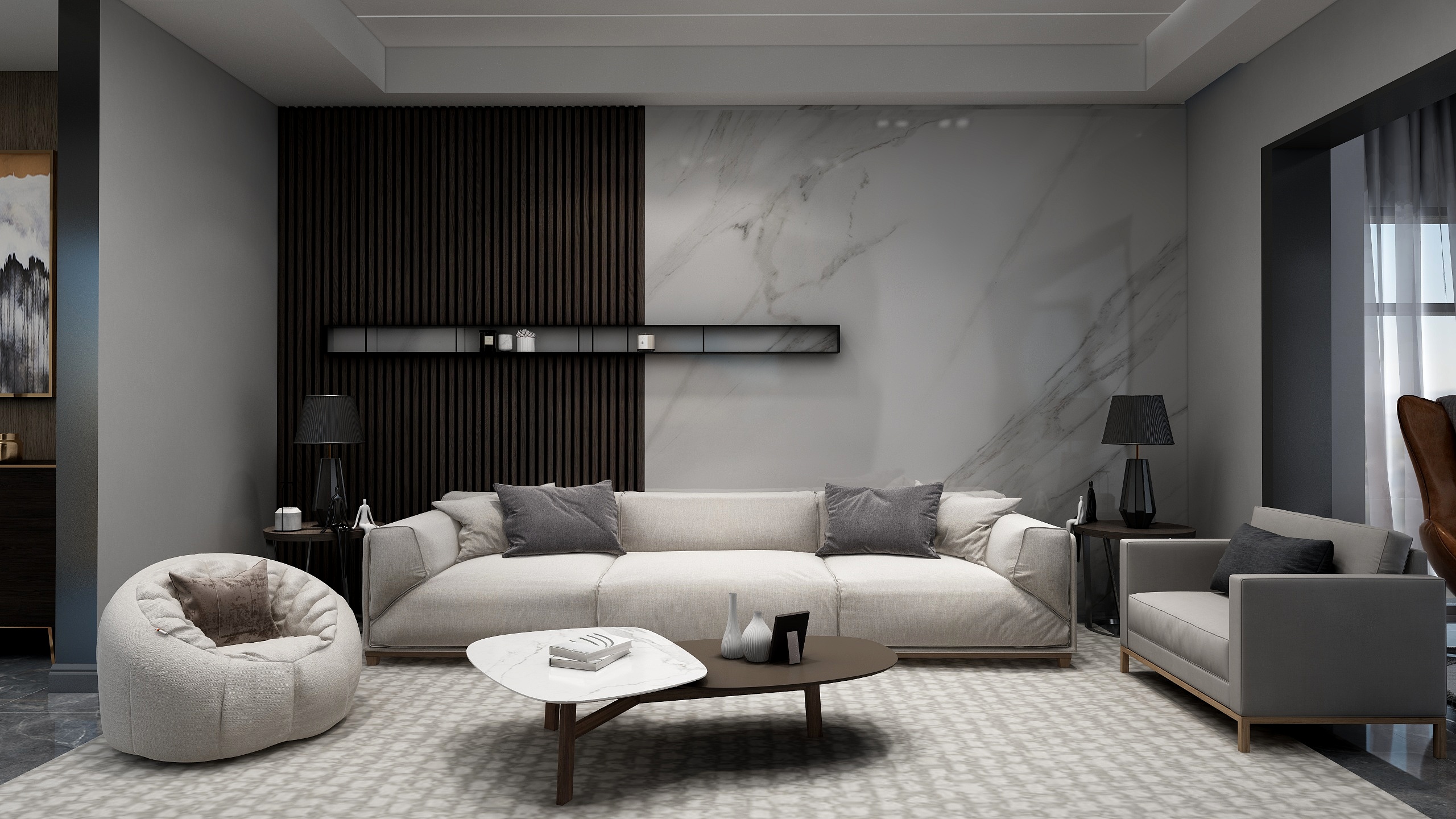 凯德尔全屋定制-吴越府27-2203-装修设计方案