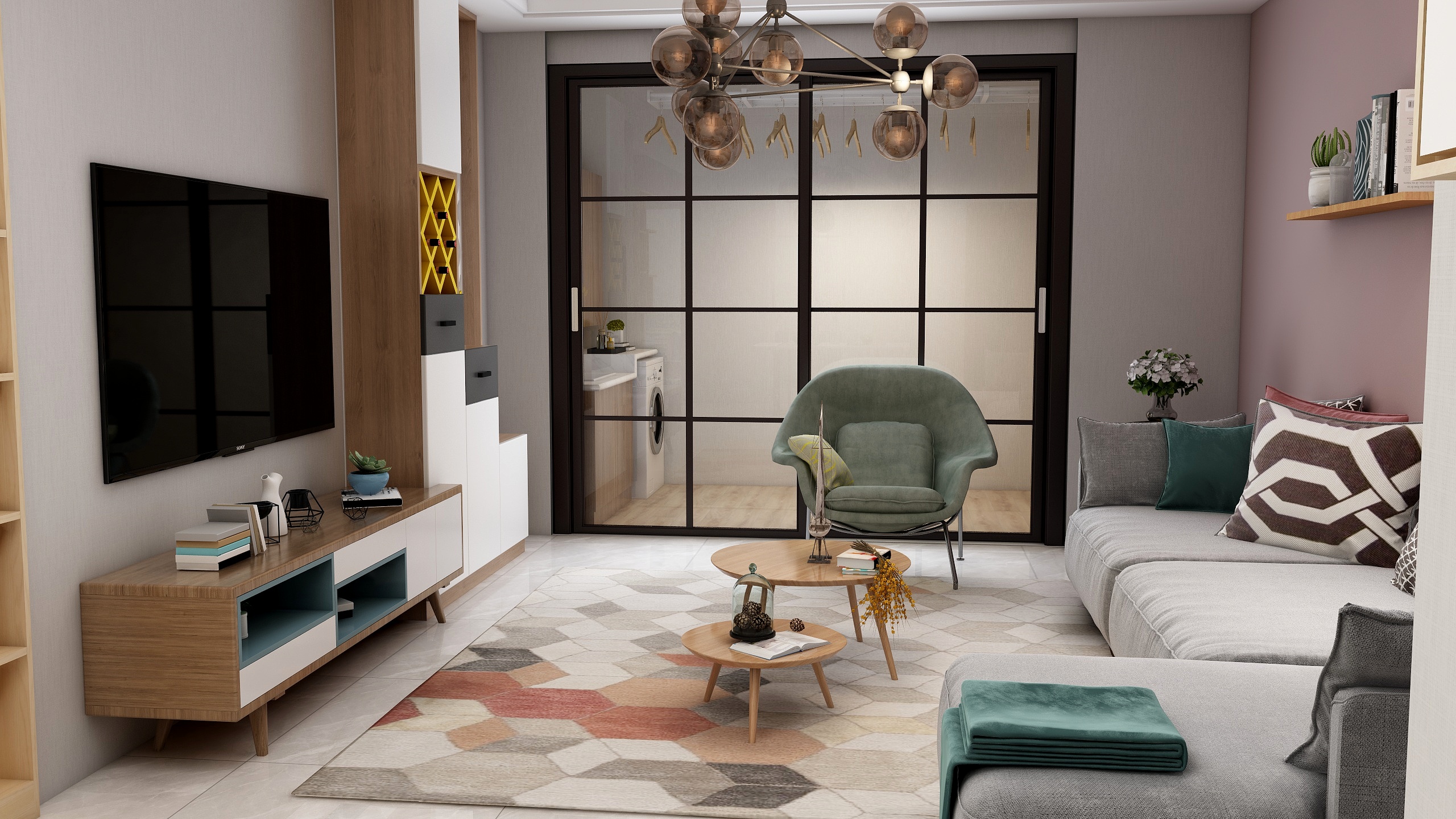 殤樰-三房两厅北欧-装修设计方案