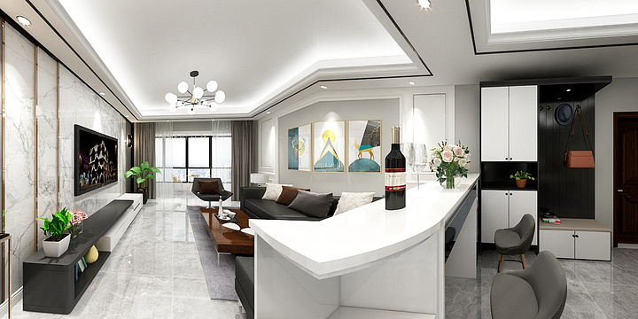 A源艺装饰设计-唐河尚府-南苑-（改）-装修设计方案